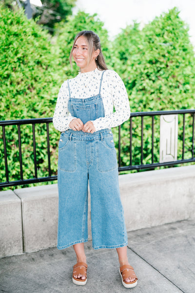 Harper Denim Wide Leg Jumpsuit