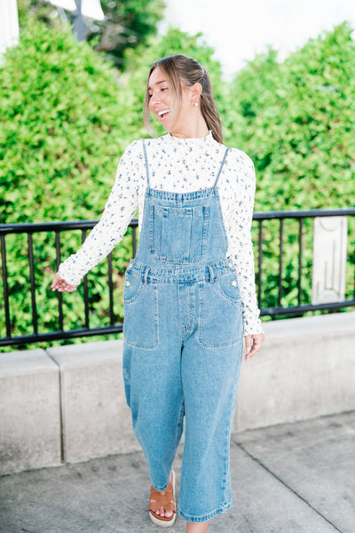 Harper Denim Wide Leg Jumpsuit