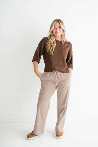 Stone Harbor Knit Sweater - Brown