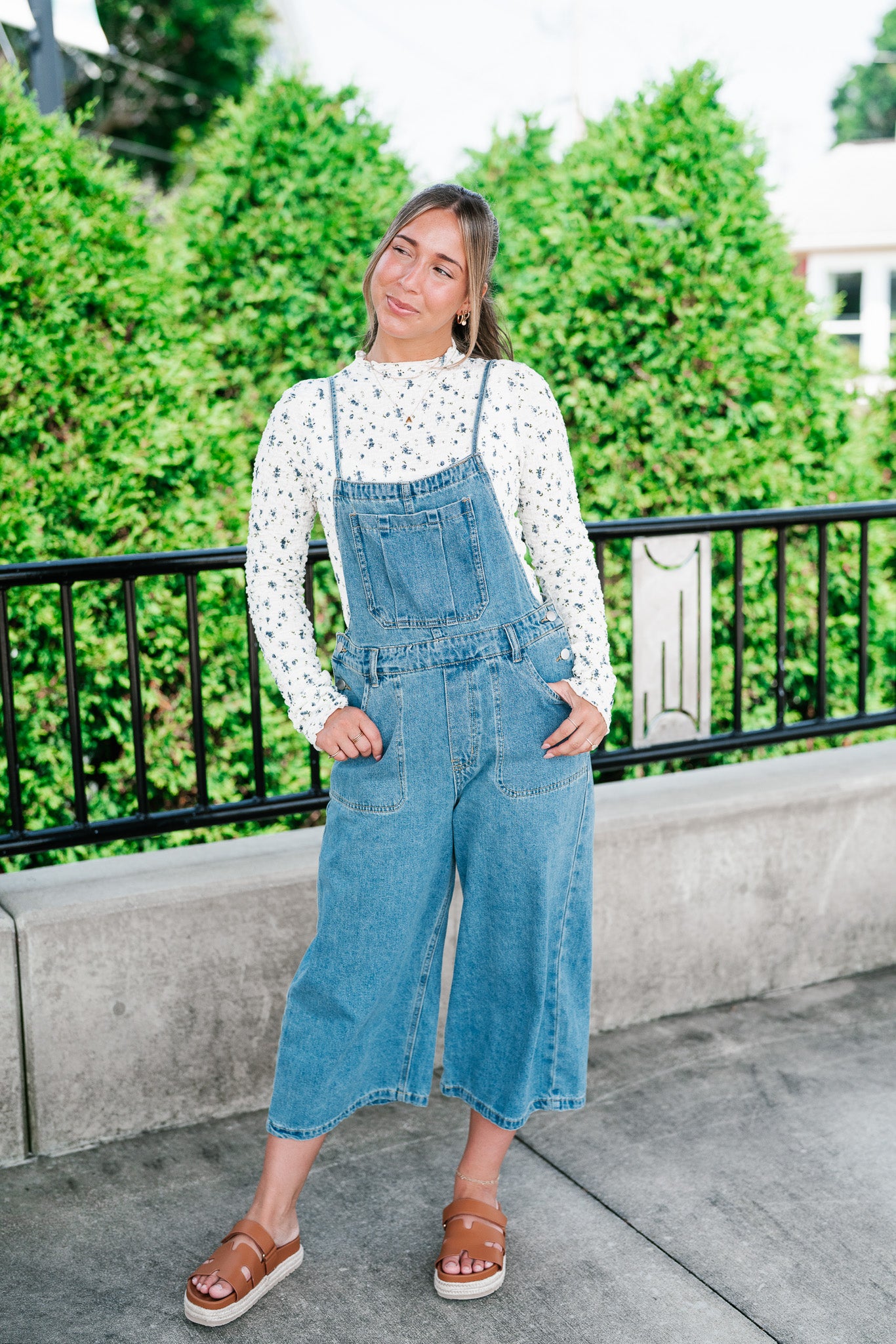 Harper Denim Wide Leg Jumpsuit