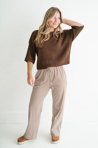 Stone Harbor Knit Sweater - Brown