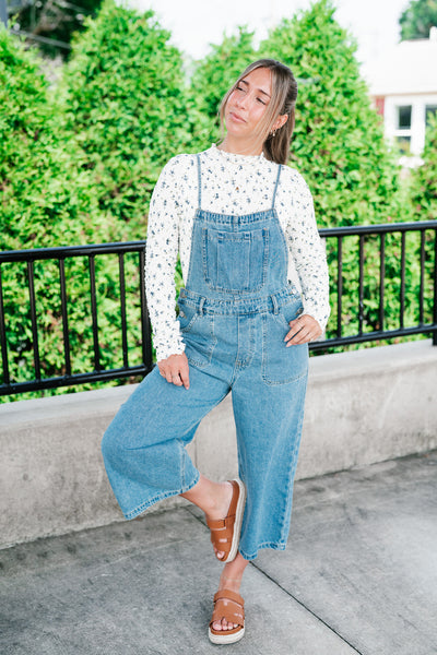 Harper Denim Wide Leg Jumpsuit