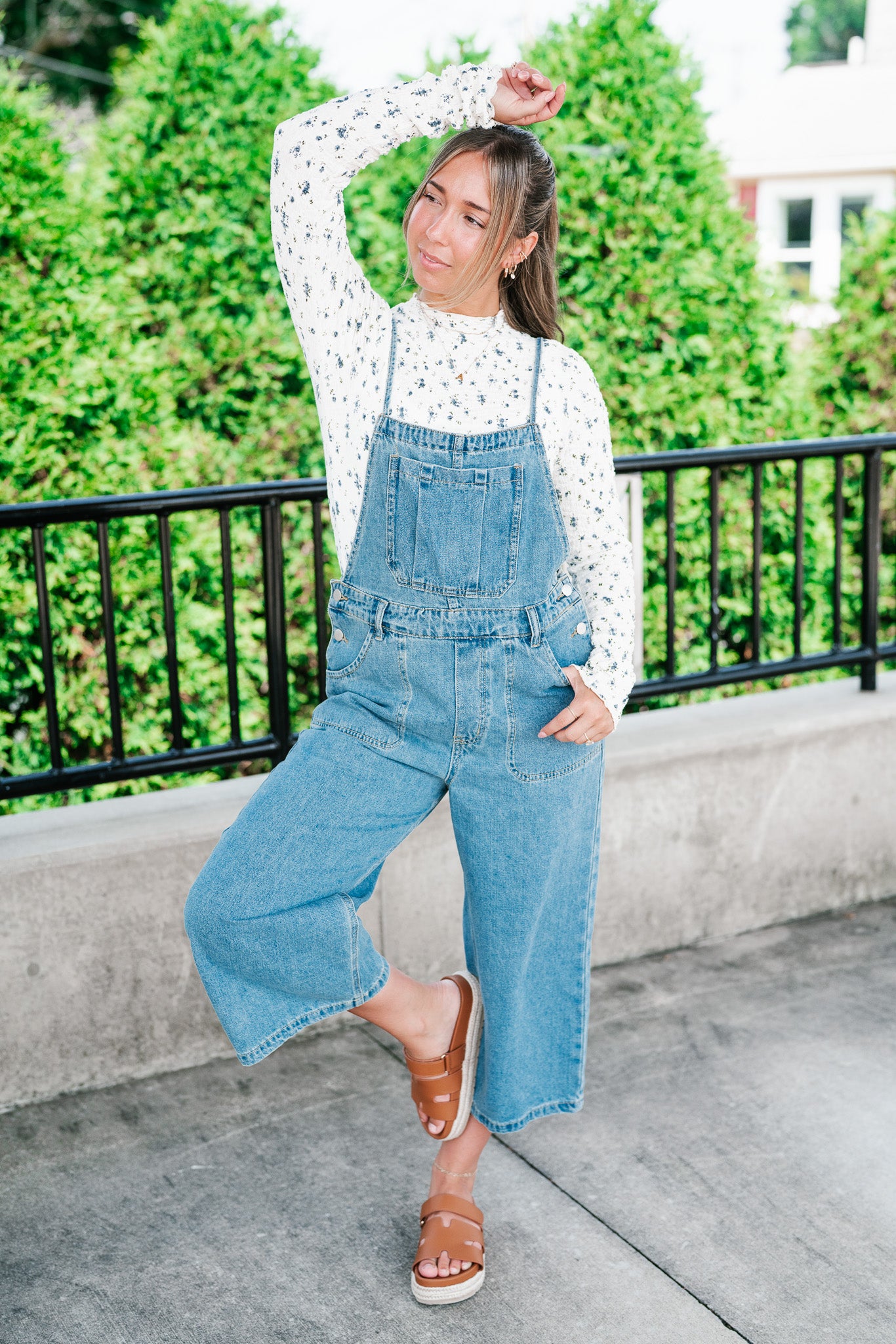 Harper Denim Wide Leg Jumpsuit