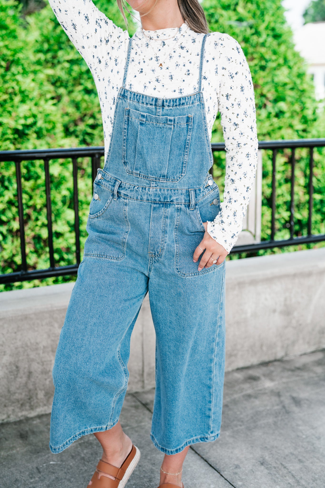 Harper Denim Wide Leg Jumpsuit