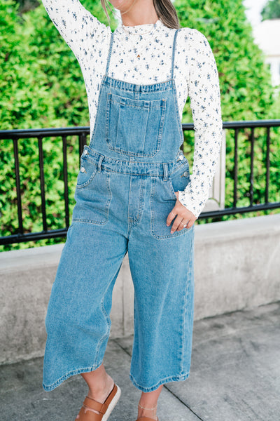 Harper Denim Wide Leg Jumpsuit