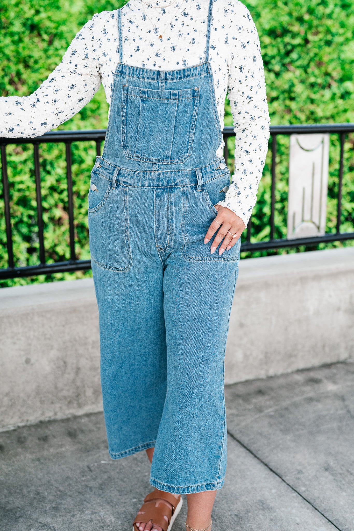 Harper Denim Wide Leg Jumpsuit