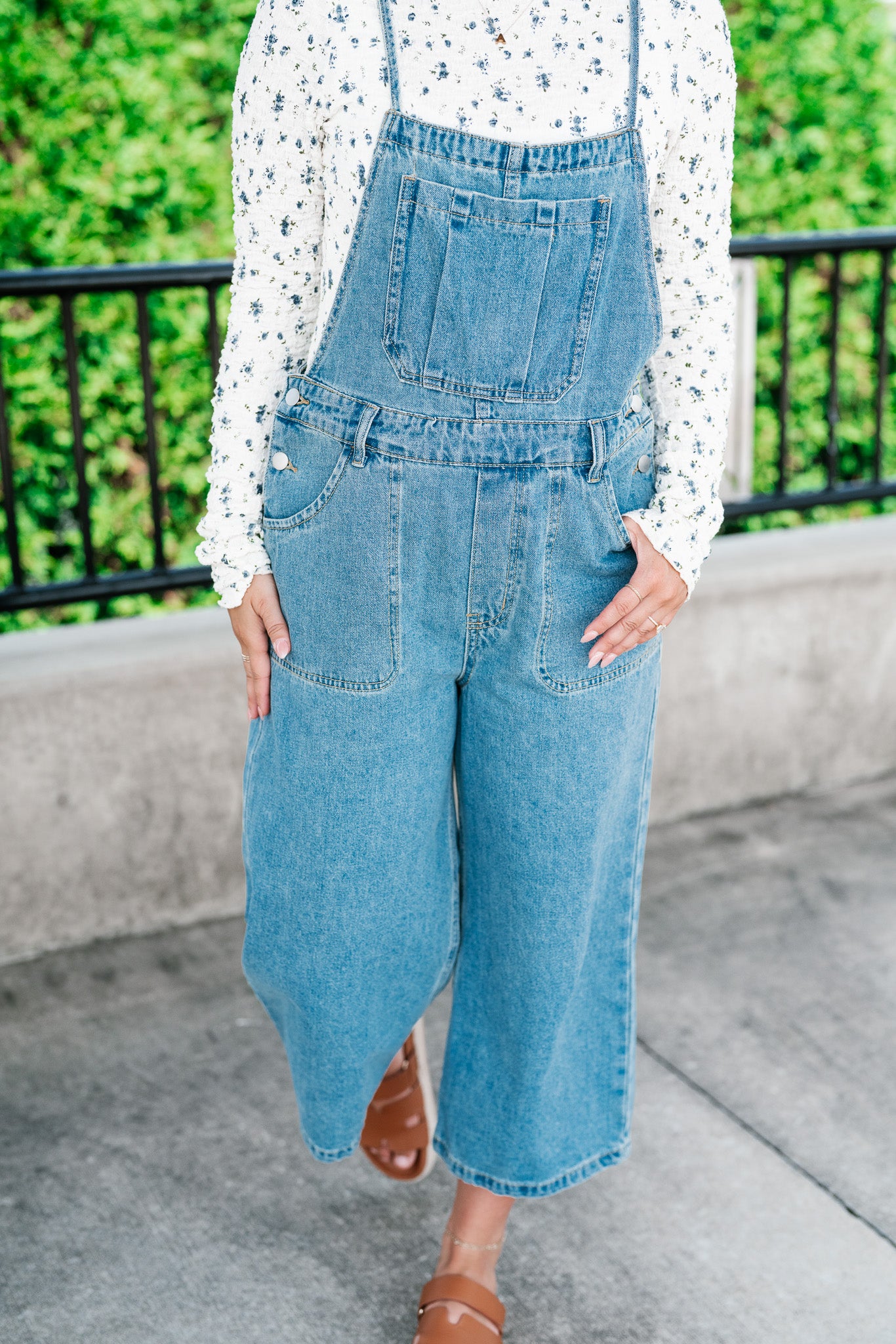 Harper Denim Wide Leg Jumpsuit