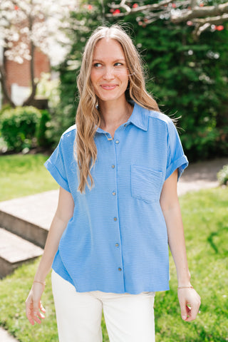 Standard Staple Button Front Top