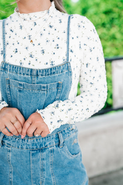 Harper Denim Wide Leg Jumpsuit