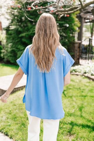 Standard Staple Button Front Top