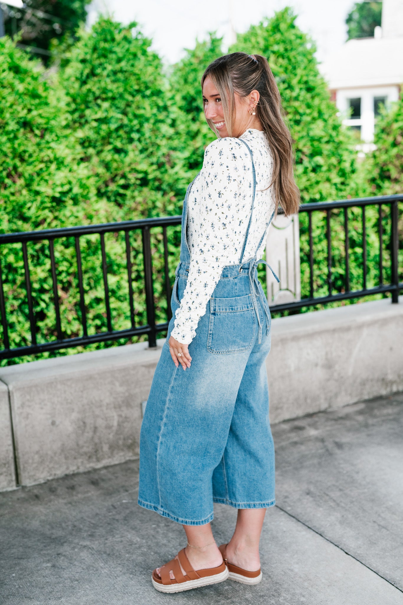 Harper Denim Wide Leg Jumpsuit