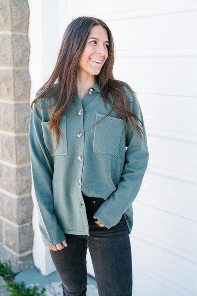 Much To Love Button Up Sweater