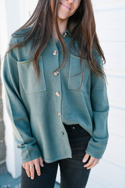 Much To Love Button Up Sweater