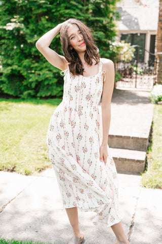 Floral Fairytale Midi Dress
