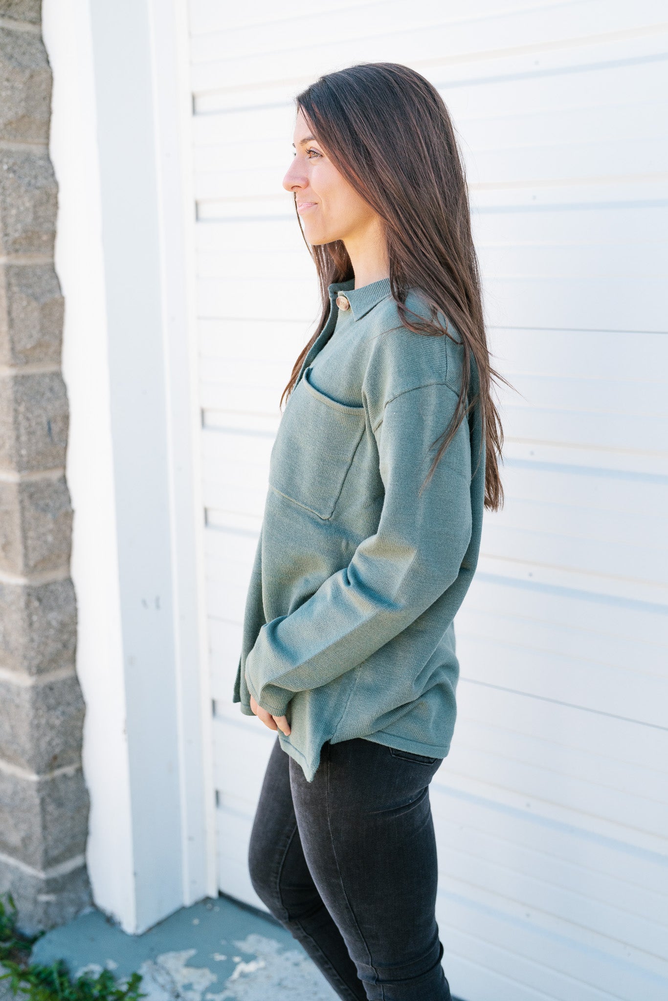 Much To Love Button Up Sweater