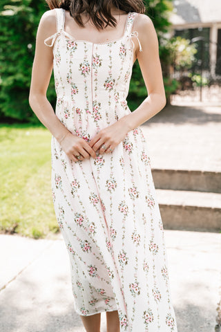 Floral Fairytale Midi Dress