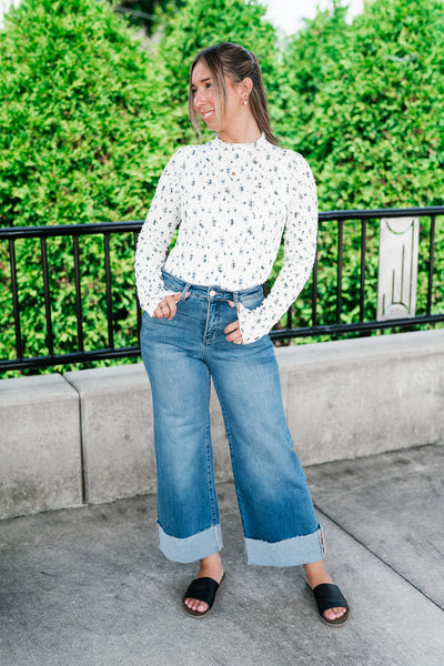 Meadow Whisper Floral Top