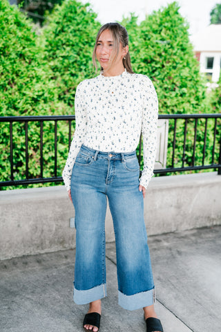 Meadow Whisper Floral Top