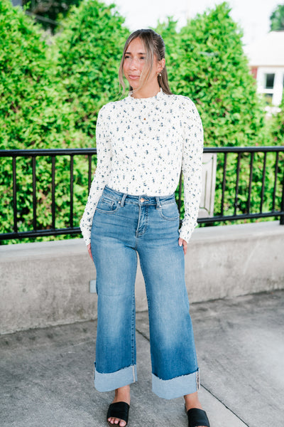 Meadow Whisper Floral Top