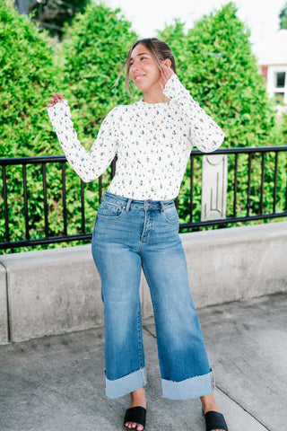 Meadow Whisper Floral Top