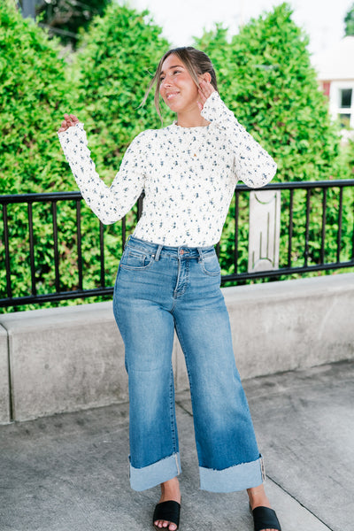 Meadow Whisper Floral Top