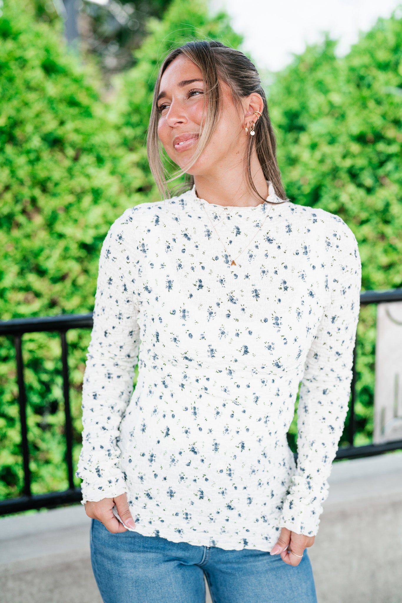 Meadow Whisper Floral Top