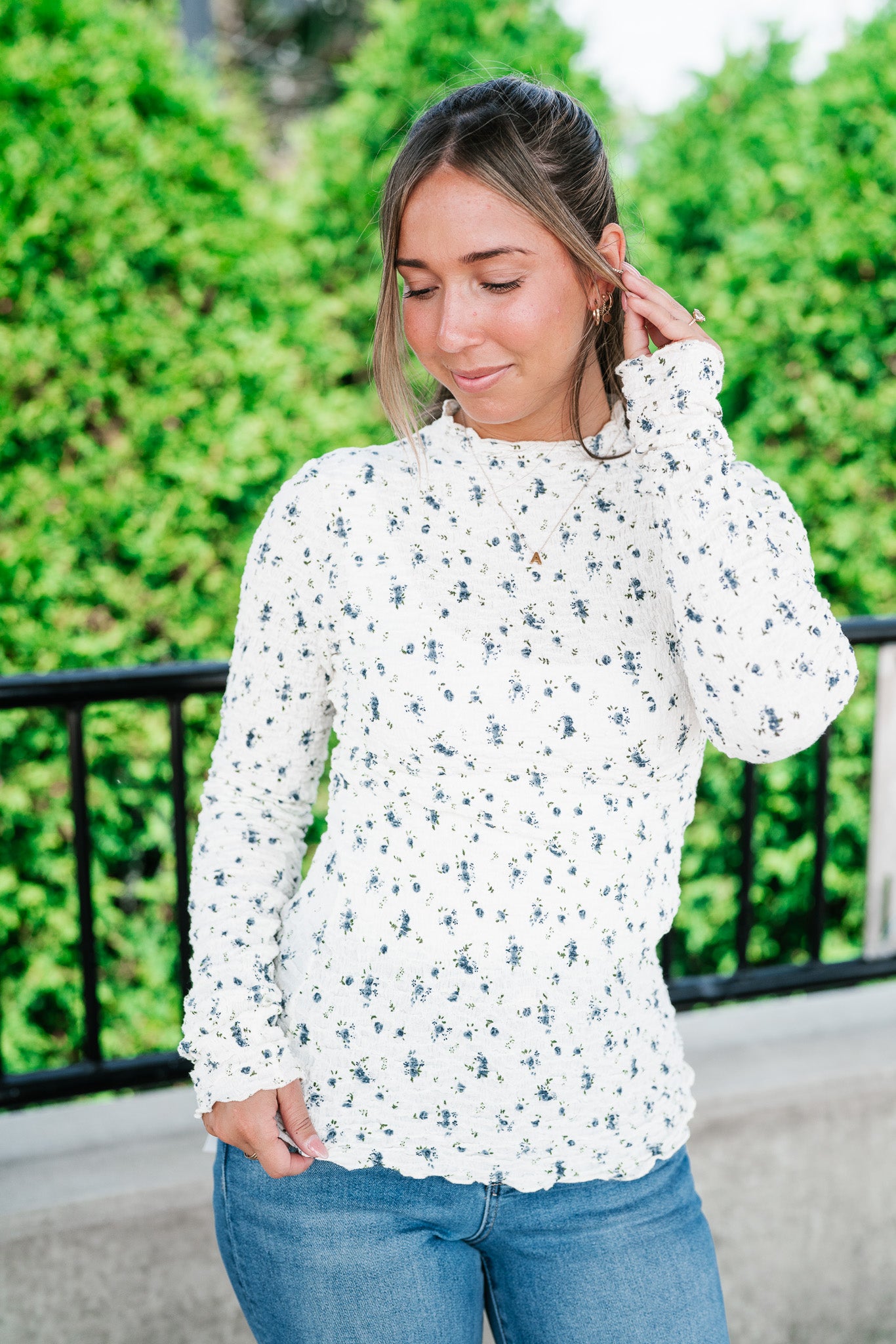 Meadow Whisper Floral Top
