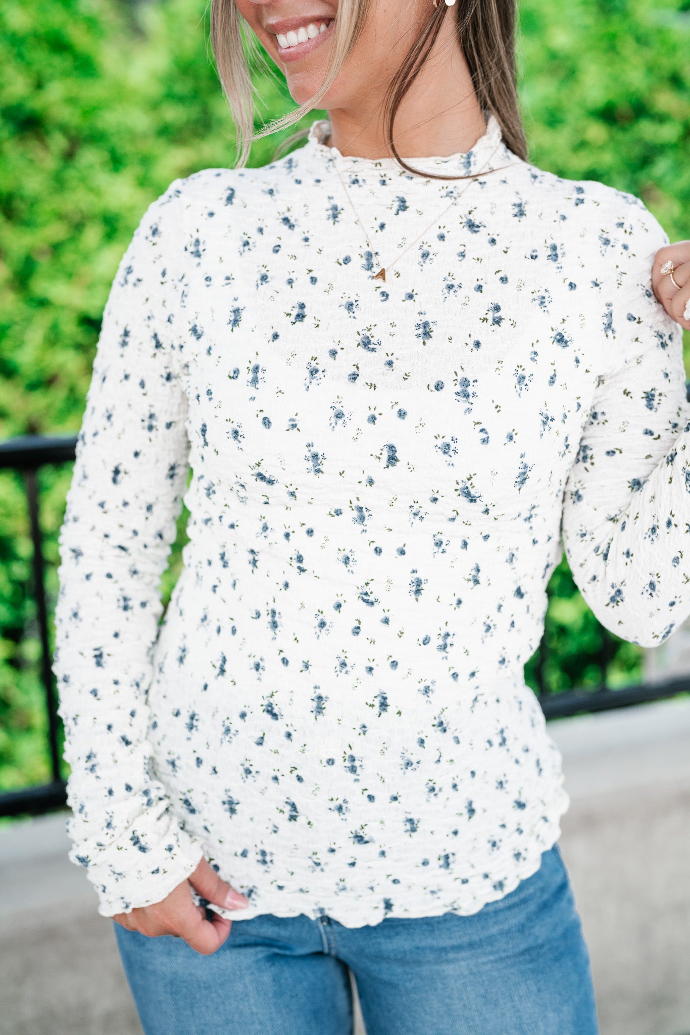 Meadow Whisper Floral Top
