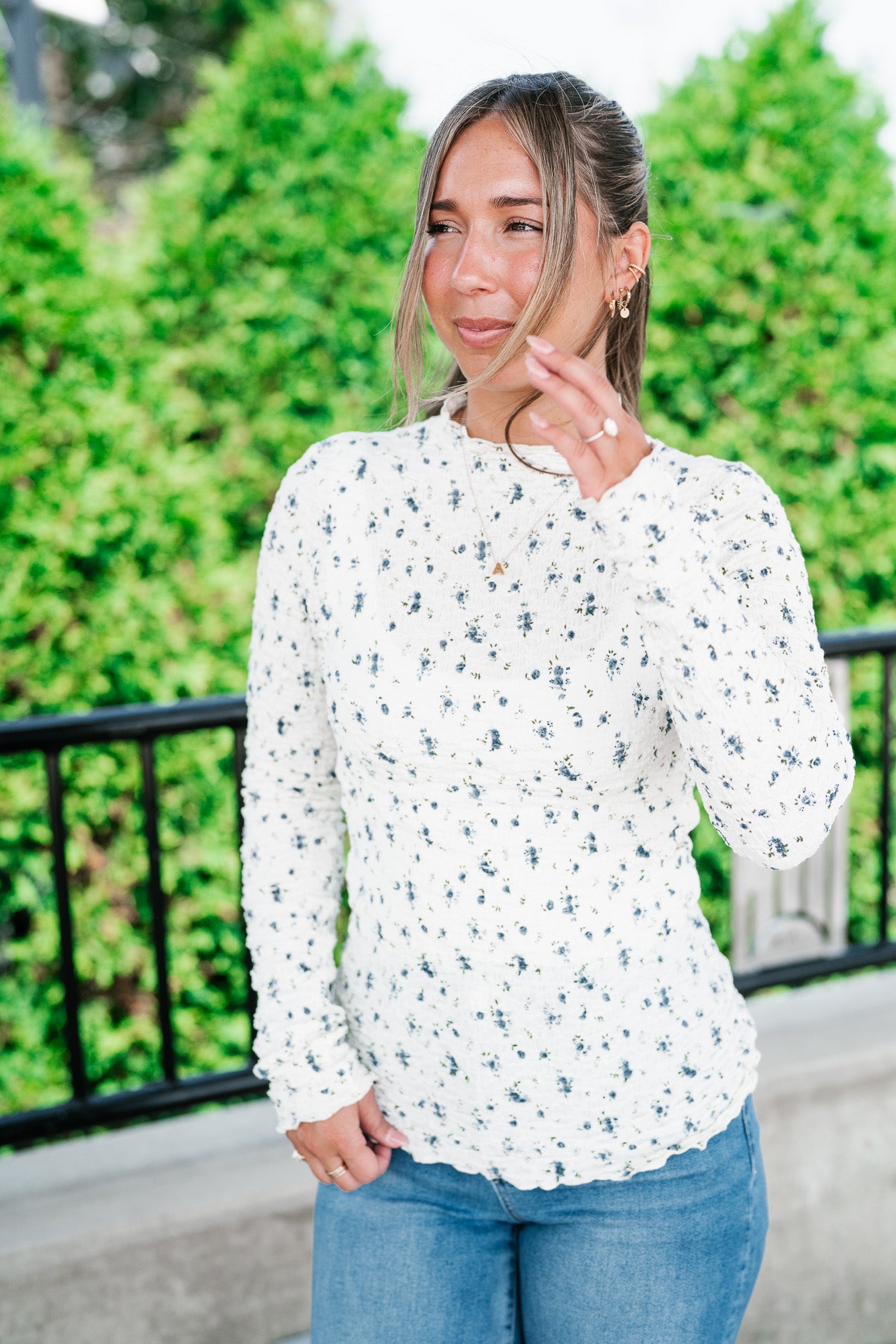 Meadow Whisper Floral Top