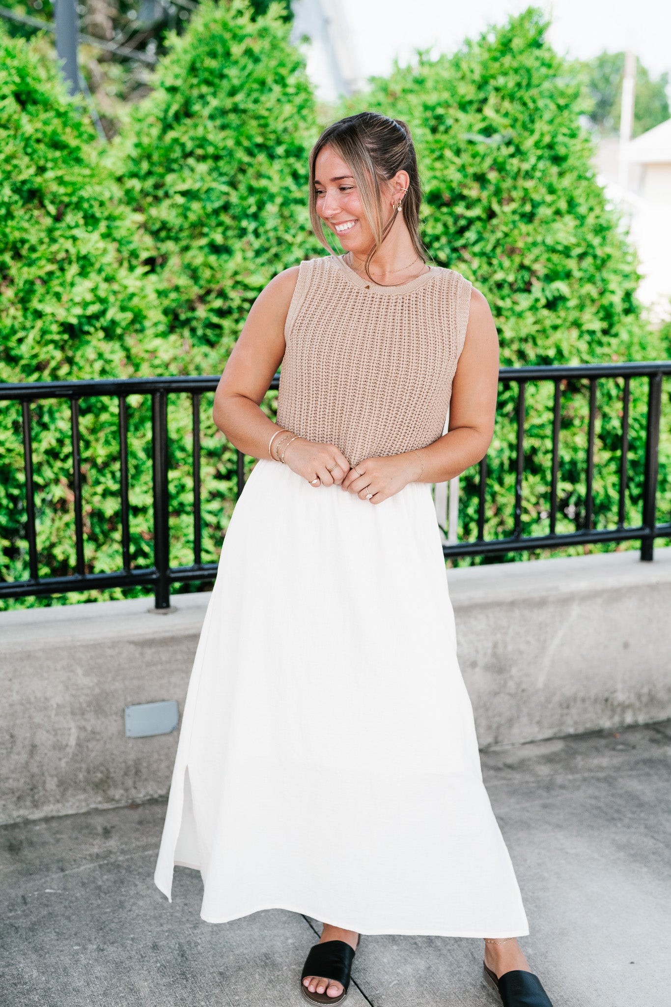 Sandstone Layered Dress