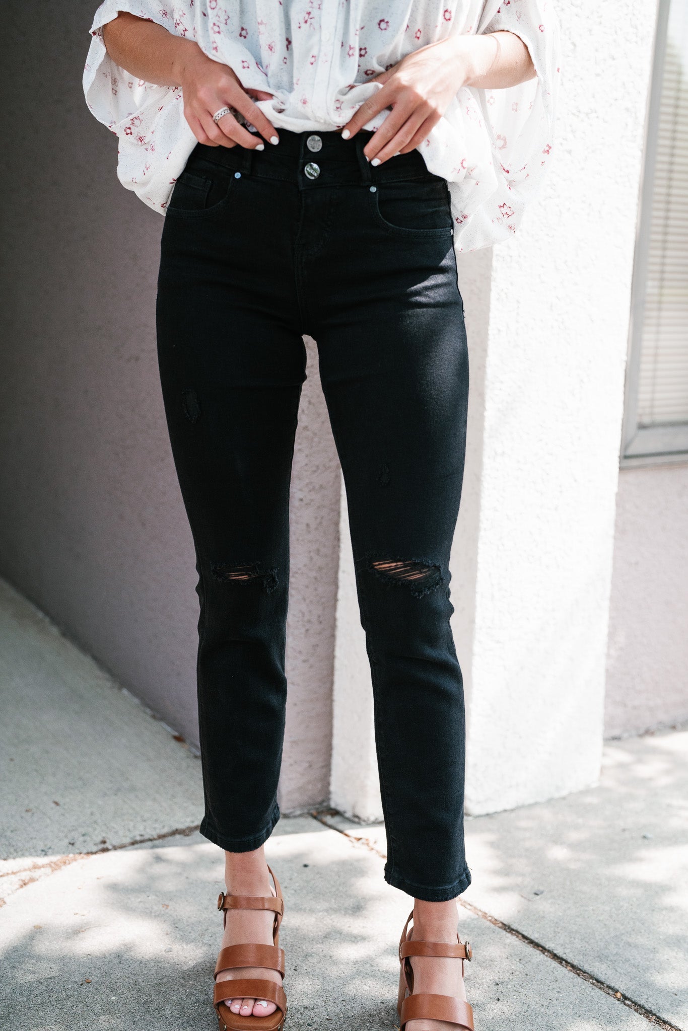 Risen Kate Slim Straight Jeans