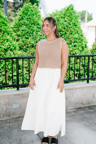 Sandstone Layered Dress