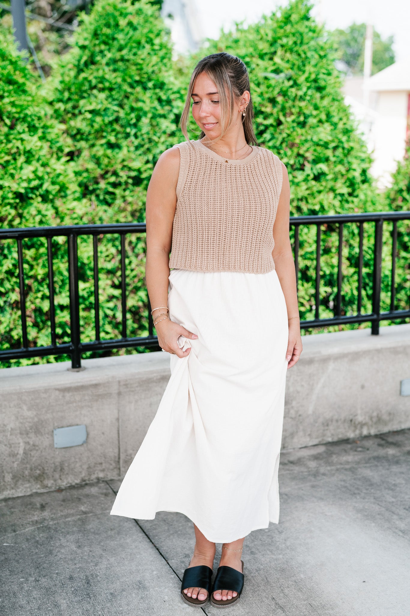 Sandstone Layered Dress
