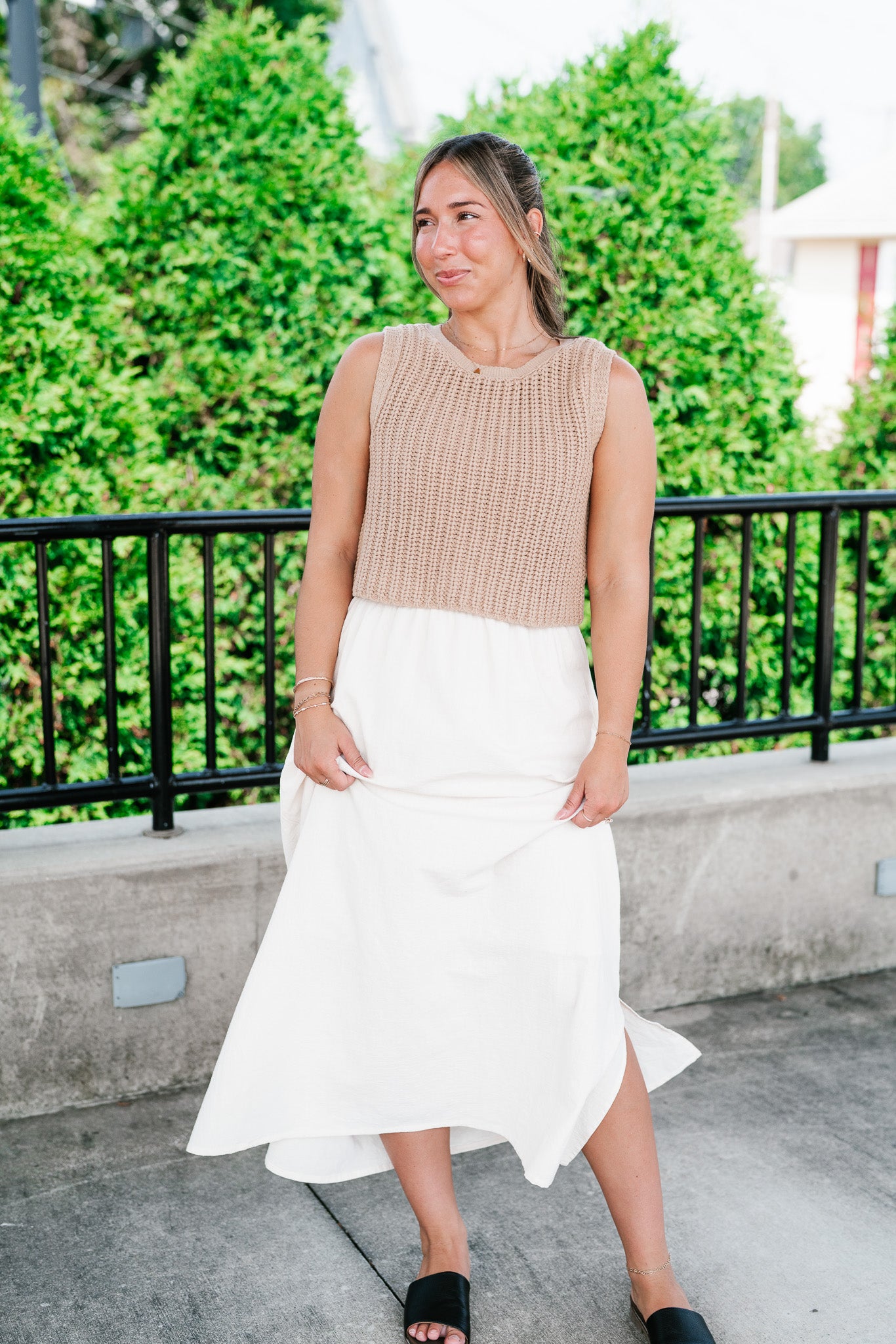 Sandstone Layered Dress
