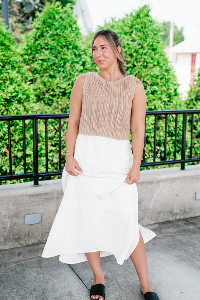 Sandstone Layered Dress