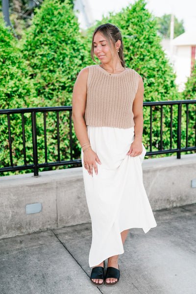 Sandstone Layered Dress