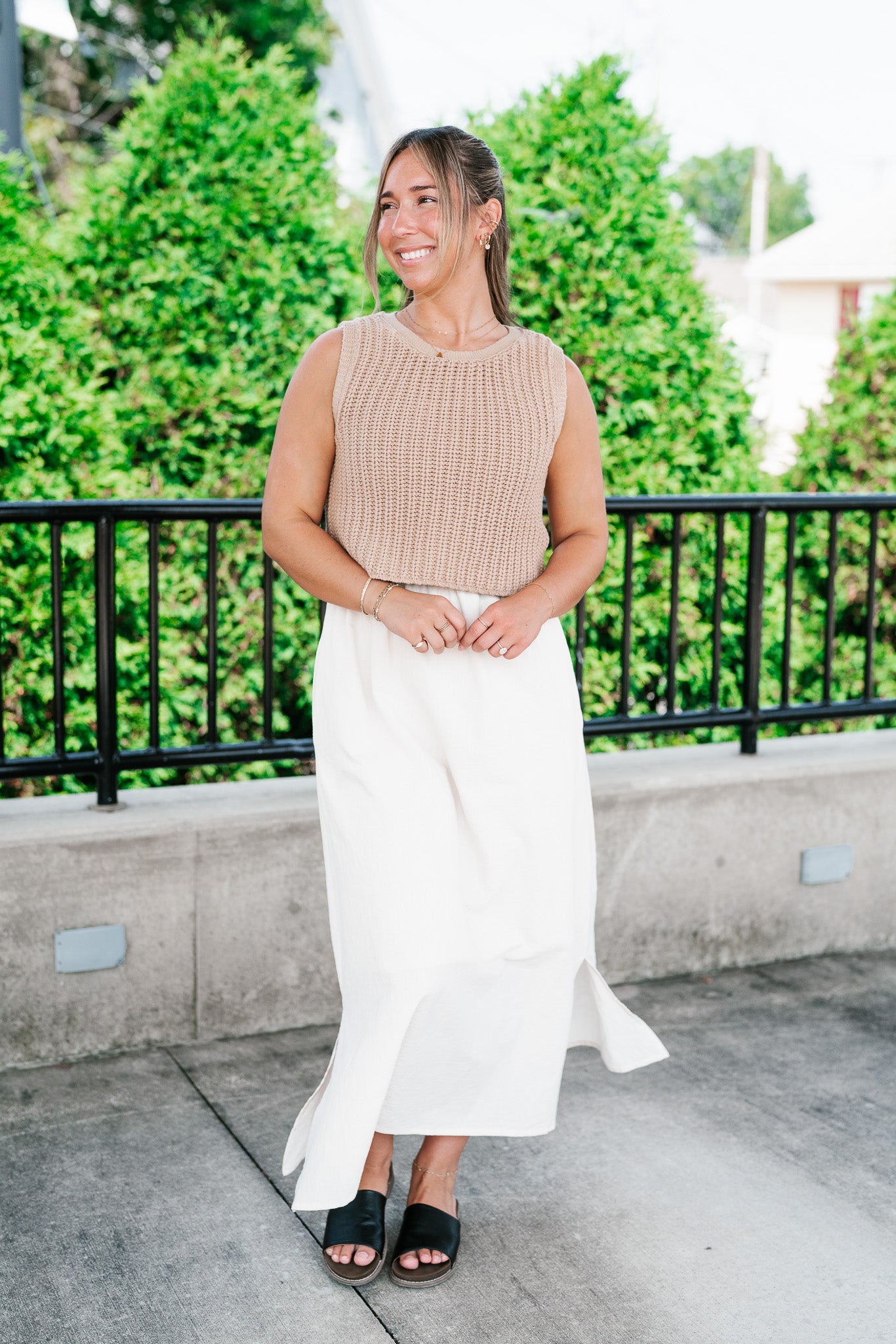 Sandstone Layered Dress