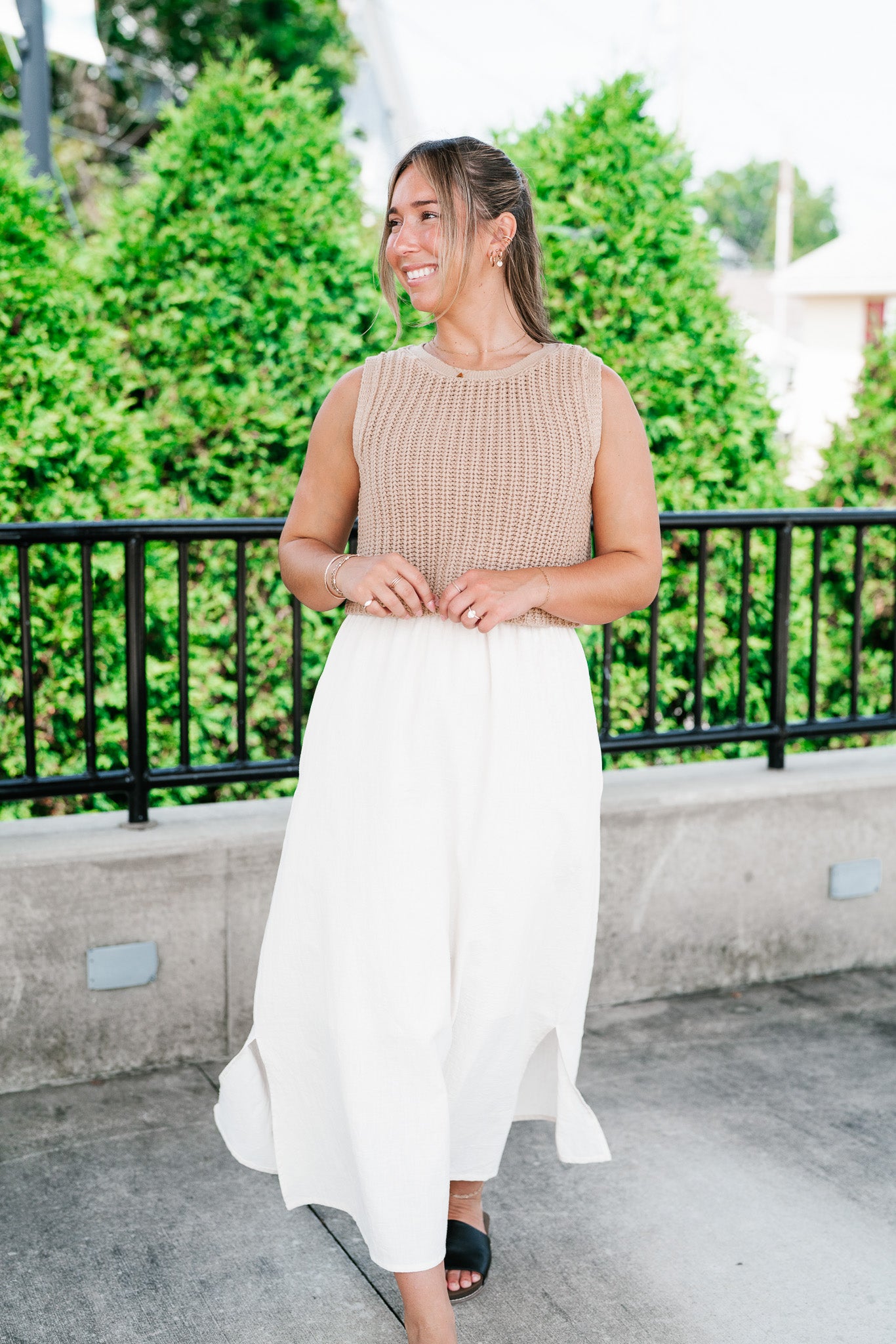 Sandstone Layered Dress