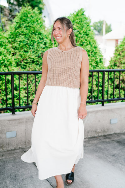 Sandstone Layered Dress