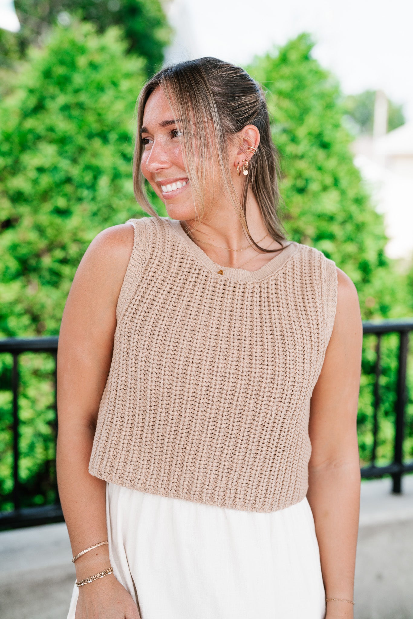 Sandstone Layered Dress