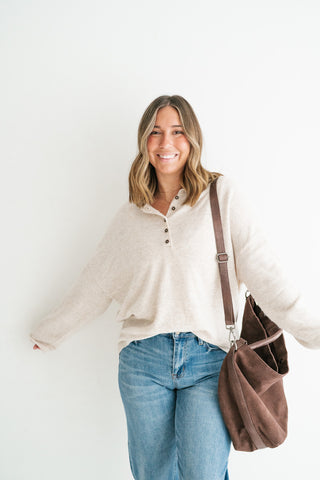 Parkside Henley Long Sleeve Top