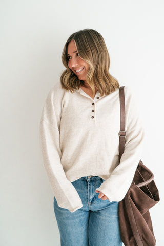 Parkside Henley Long Sleeve Top