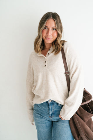 Parkside Henley Long Sleeve Top