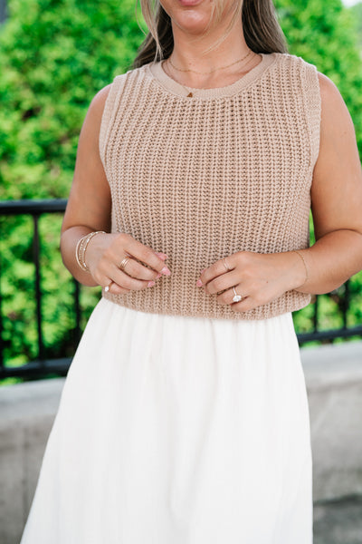 Sandstone Layered Dress
