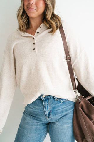 Parkside Henley Long Sleeve Top
