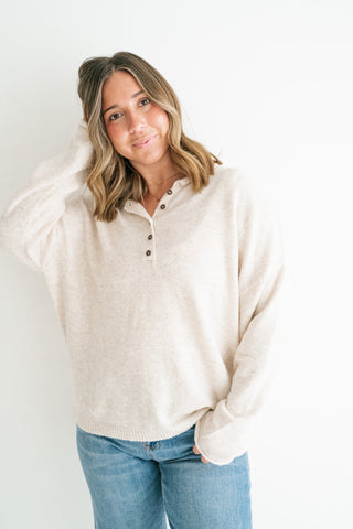 Parkside Henley Long Sleeve Top