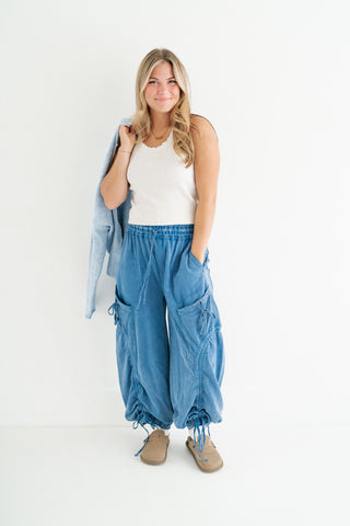 Everyday Lace Trim Tank - Grey