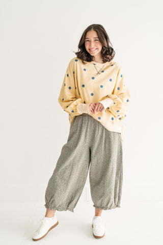 Elise Dotted Relaxed Fit Blouse