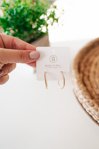 Gold Hoop Earring