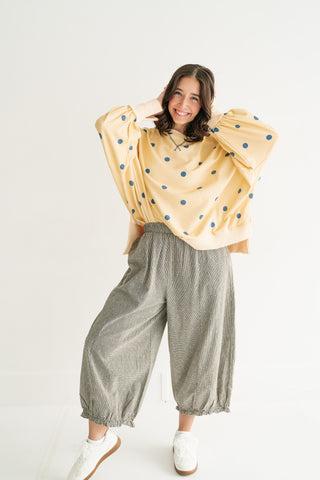 Elise Dotted Relaxed Fit Blouse